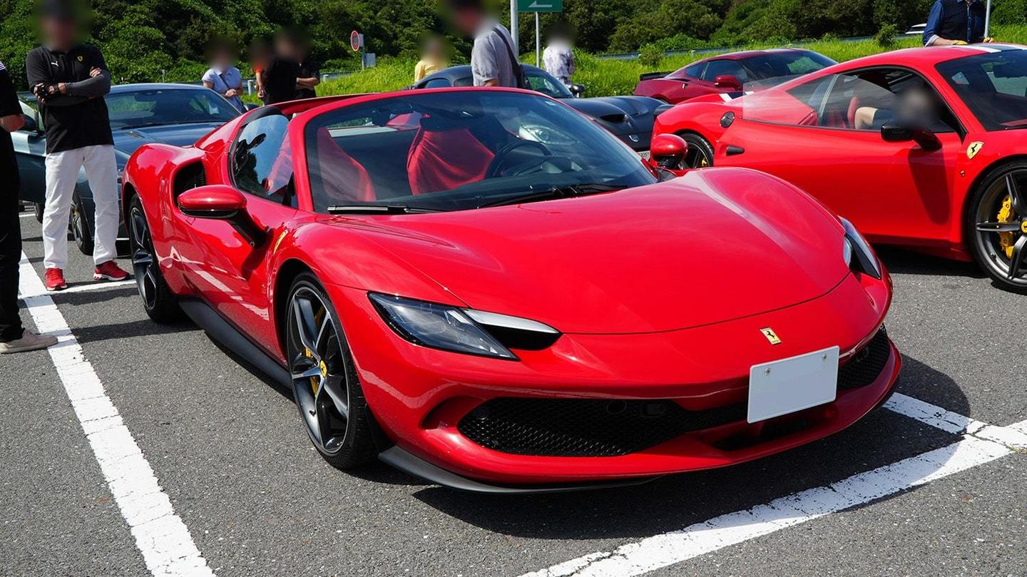 秋の全国交通安全運動 スーパーカー展示会