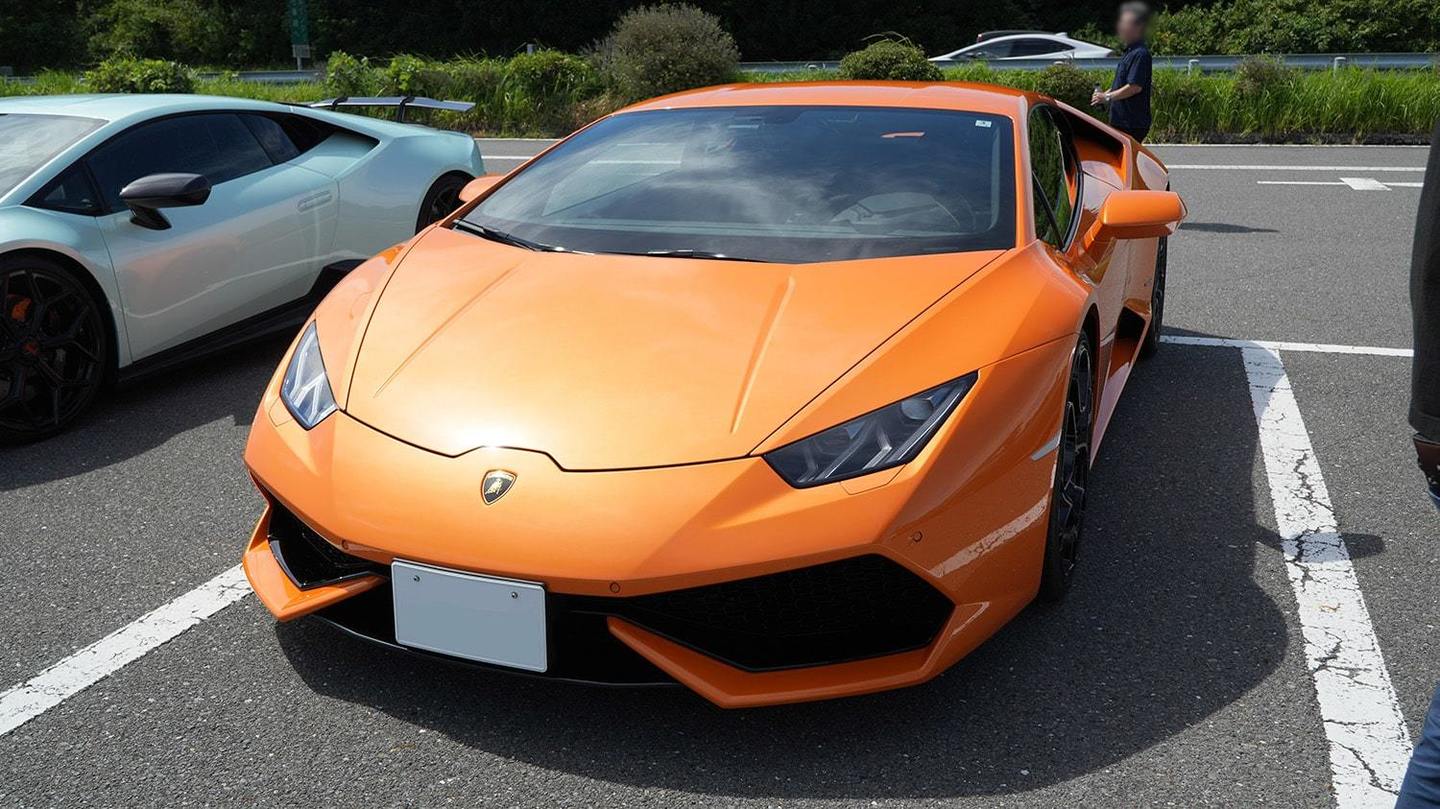 秋の全国交通安全運動 スーパーカー展示会