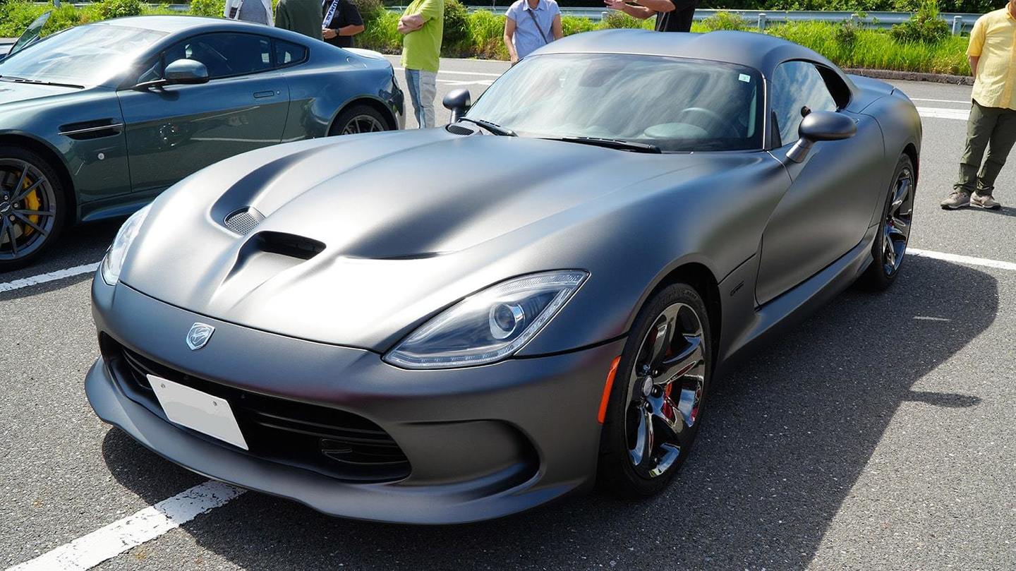 秋の全国交通安全運動 スーパーカー展示会